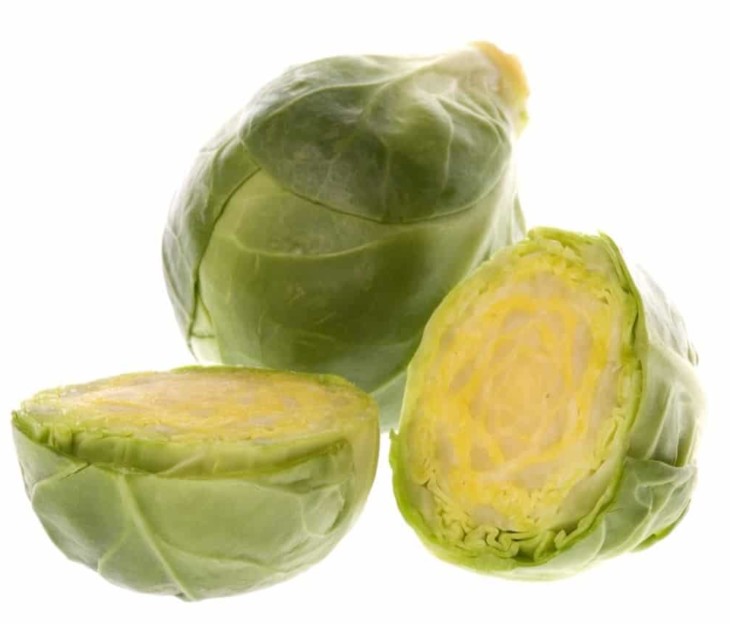 Whole and Cut Brussel Sprouts